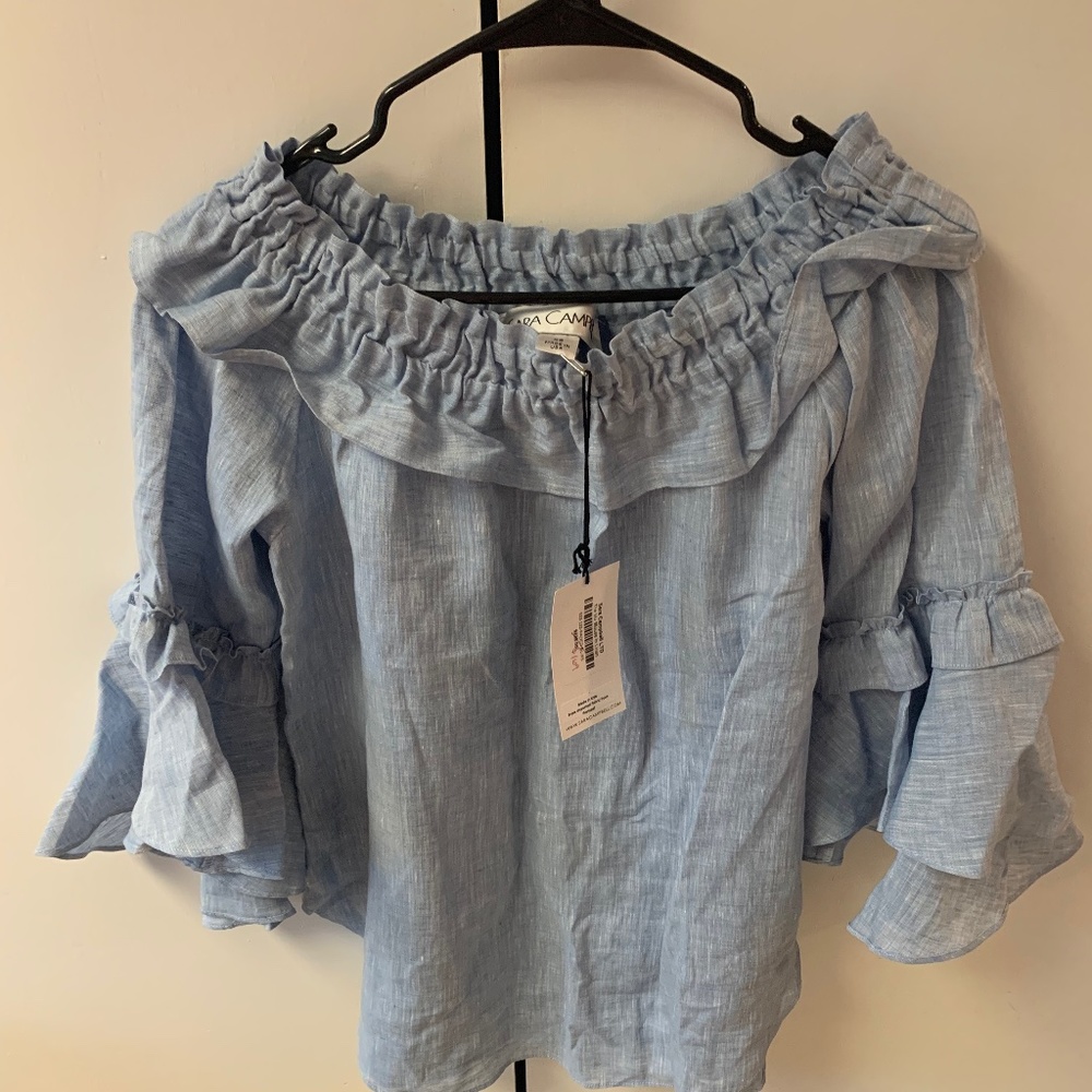 Sara Campbell chambray top